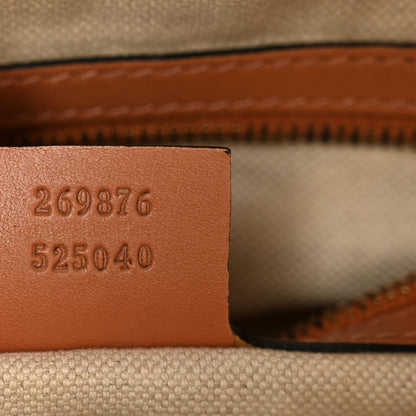 Gucci Monogram Vintage Web Small Boston Beige 7 of 11