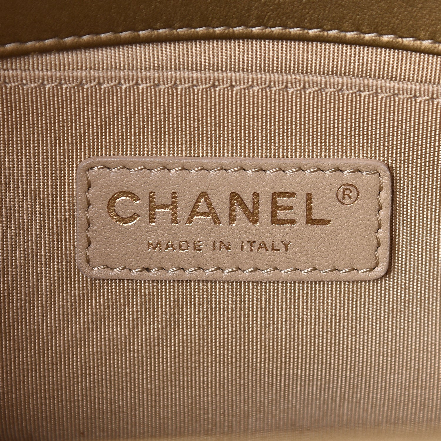 Chanel Metallic Patent Calfskin Quilted Medium Boy Flap Gold 6 of 10