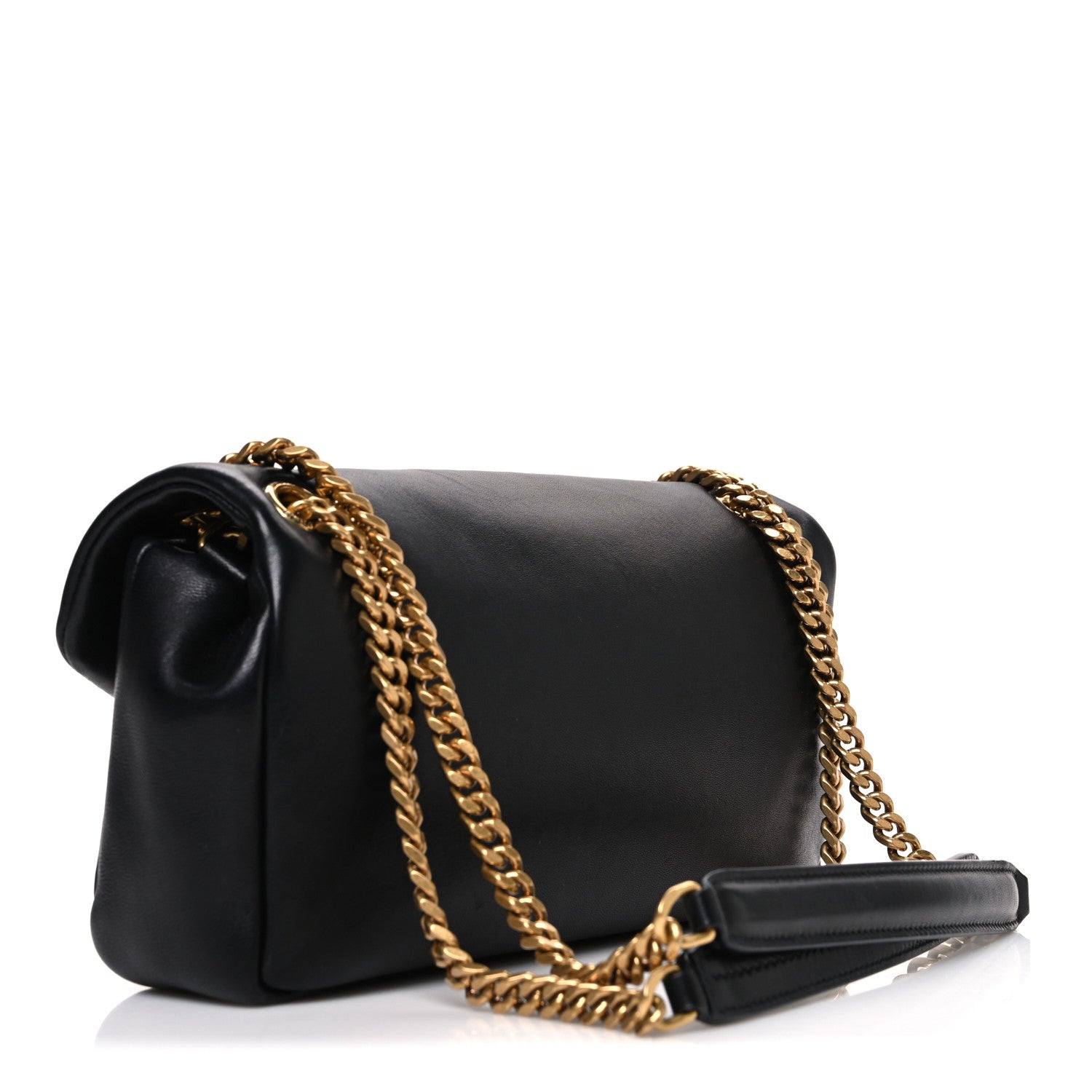 Saint Laurent Plunged Lambskin Calypso Black 3 of 10