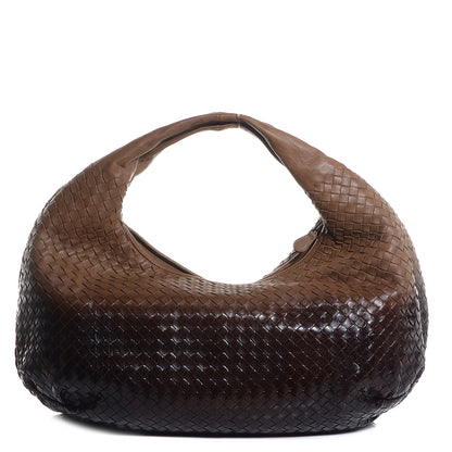 Bottega Veneta Nappa Patent Intrecciato Large Belly Veneta Ombre Hobo Chene 1 of 9