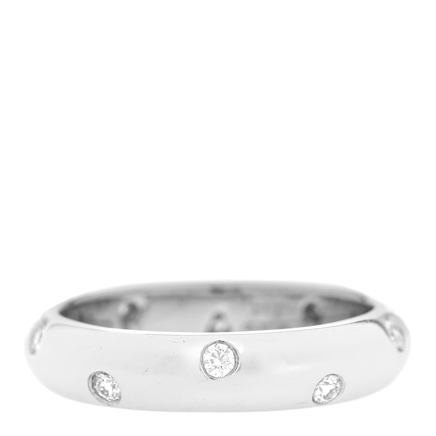 Platinum Diamond 4mm Etoile Band Ring 53 6.25