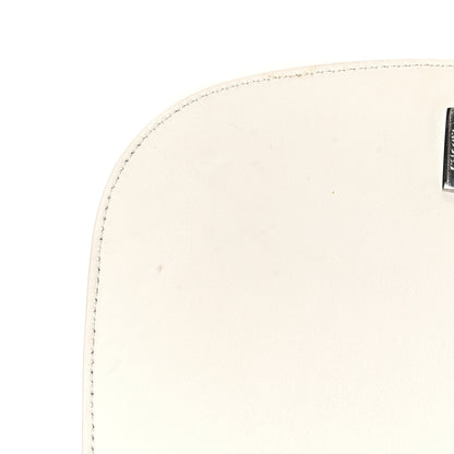 Chanel Calfskin Stitched Small Ring My Bag Flap Crossbody White 12 of 13