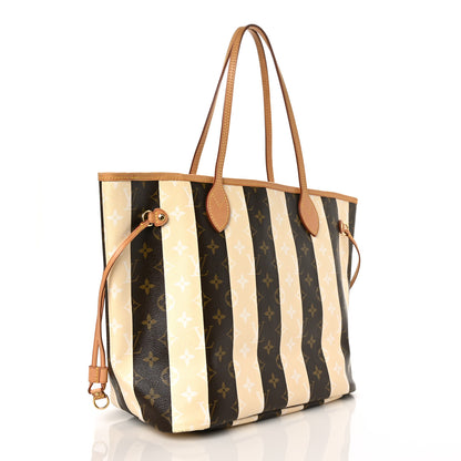 Louis Vuitton Monogram Rayures Neverfull MM 3 of 7