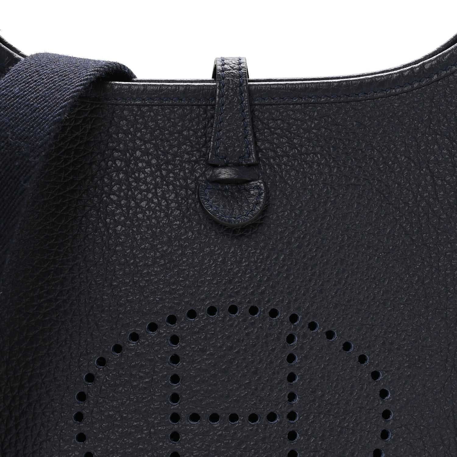 Hermes Taurillon Clemence Evelyne TPM Bleu Nuit 7 of 10