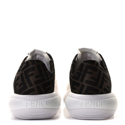 Fendi Vitello Technical Mesh FF Mens Sneakers 7 Ultra White Maya Black 4 of 8