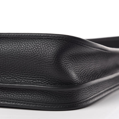 Hermes Taurillon Clemence Evelyne III PM Black 9 of 10