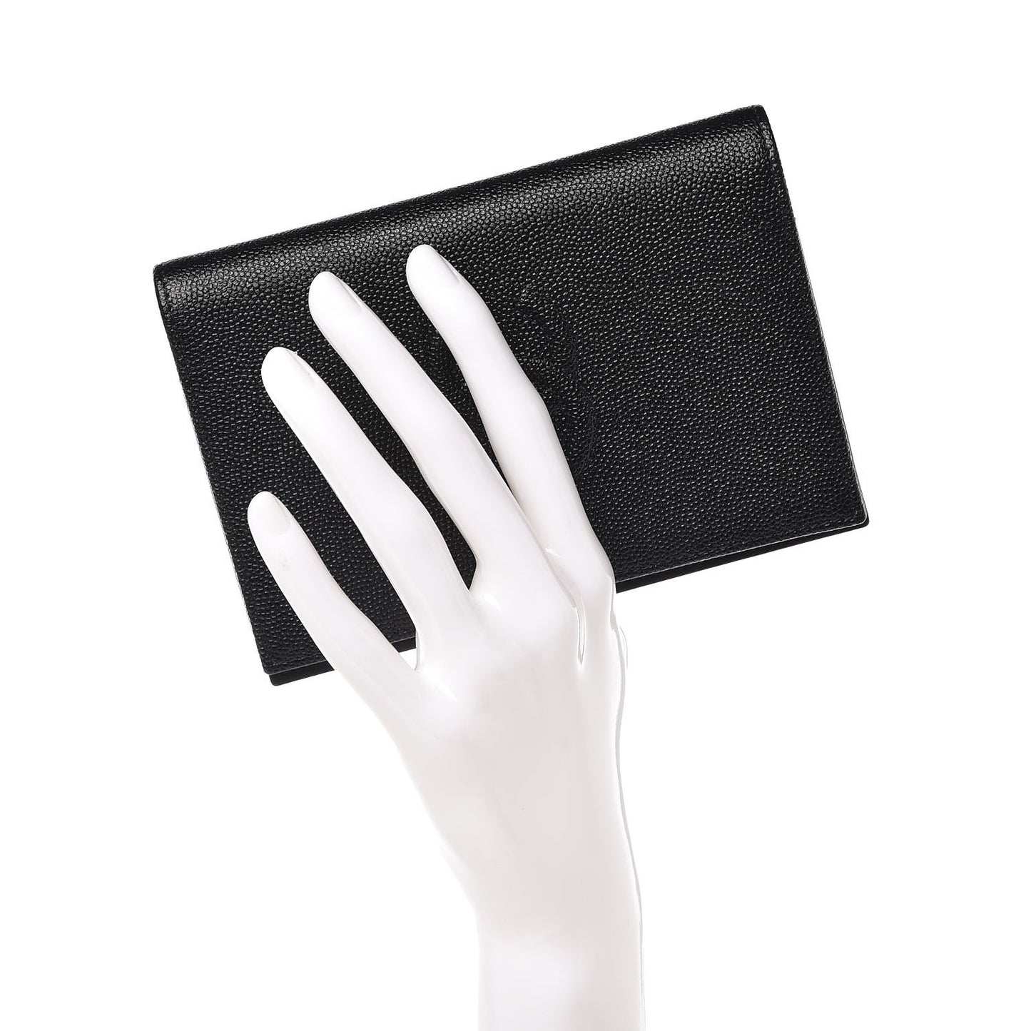 Caviar Timeless Passport Holder Black