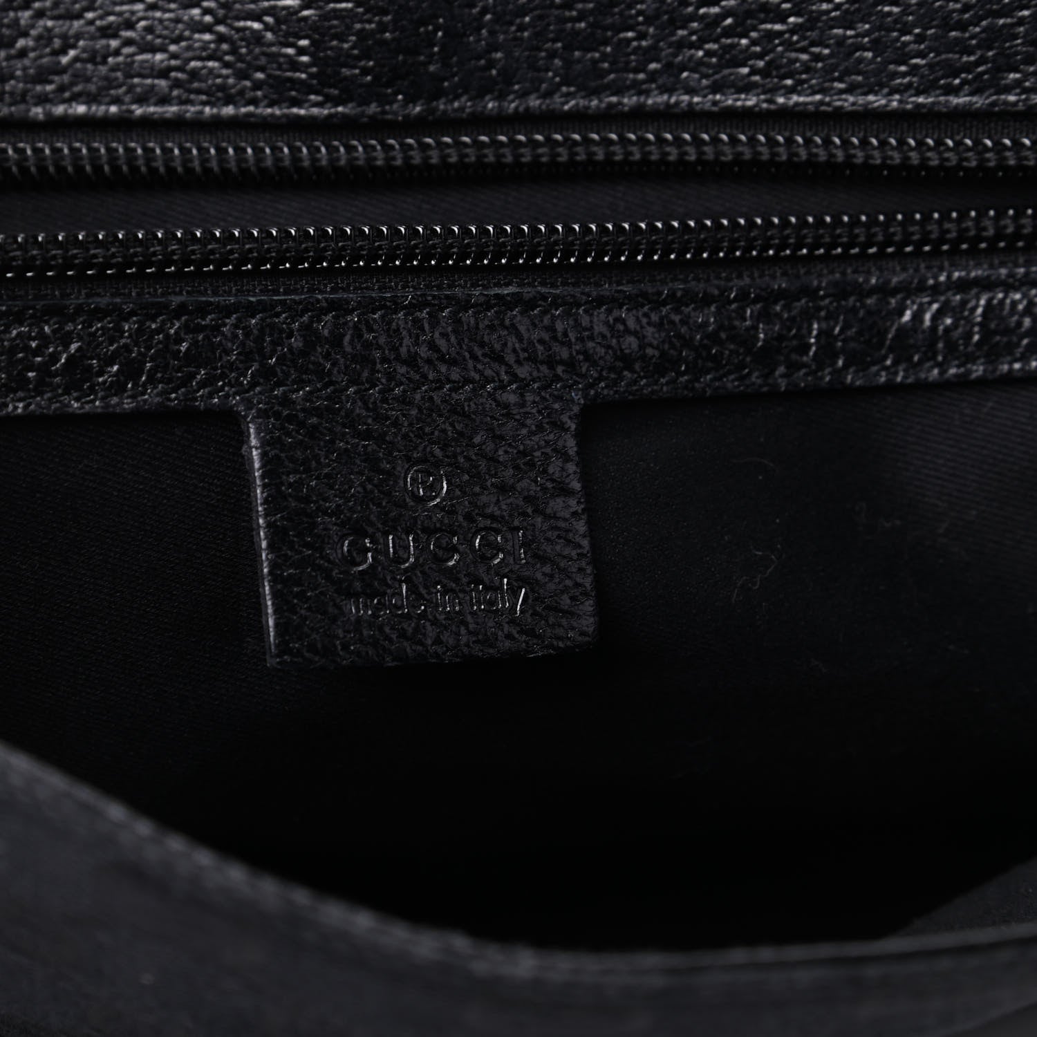 Gucci Monogram Calfskin Double Buckle Flap Messenger Bag Black 6 of 11