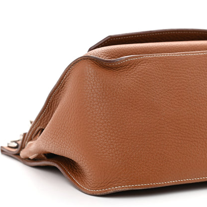 Hermes Taurillon Clemence Jypsiere 31 Gold 9 of 12
