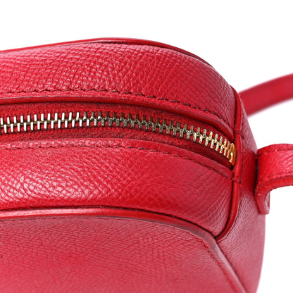 Balenciaga Grained Calfskin XS Ville Camera Bag Rouge 11 of 12
