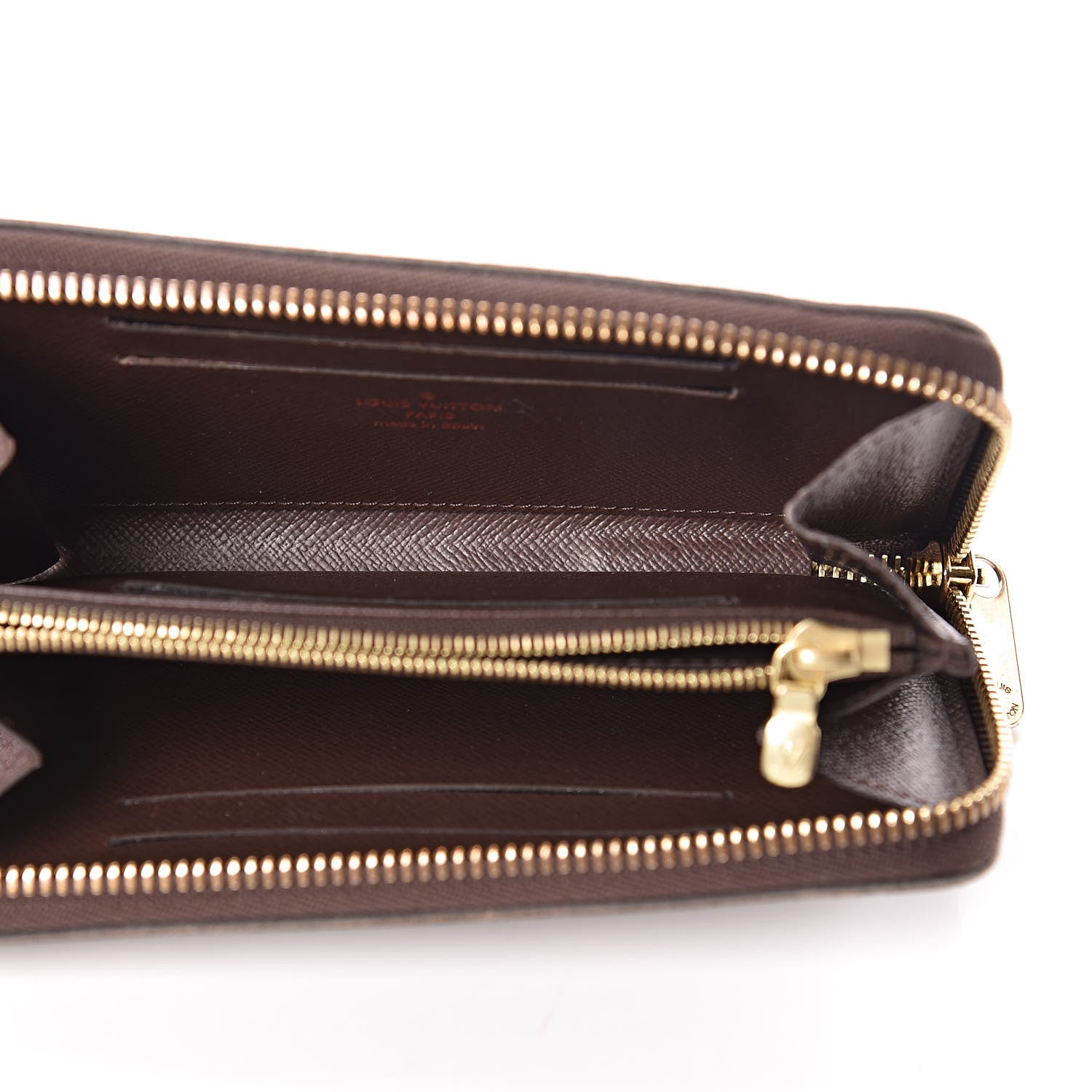 Louis Vuitton Damier Ebene Zippy Compact Wallet 5 of 10