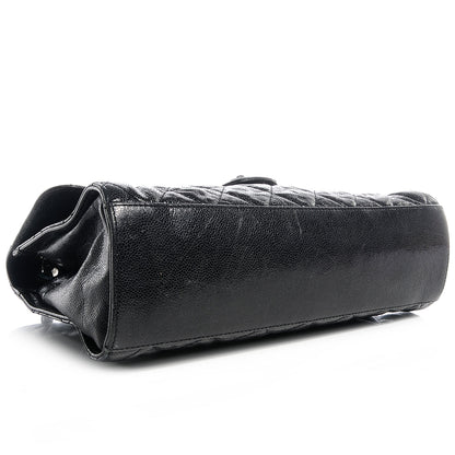 Chanel Caviar CC Crave Jumbo Flap Black 4 of 8