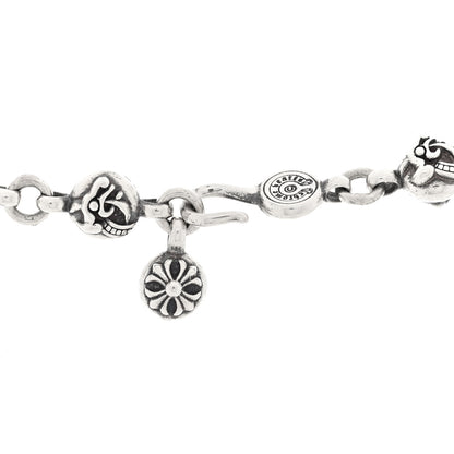 Chrome Hearts Sterling Silver Cross Pendant Ball Chain Necklace 5 of 5