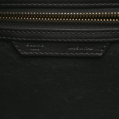 Celine Elephant Calfskin Suede Mini Tri-Color Luggage Sand 6 of 10