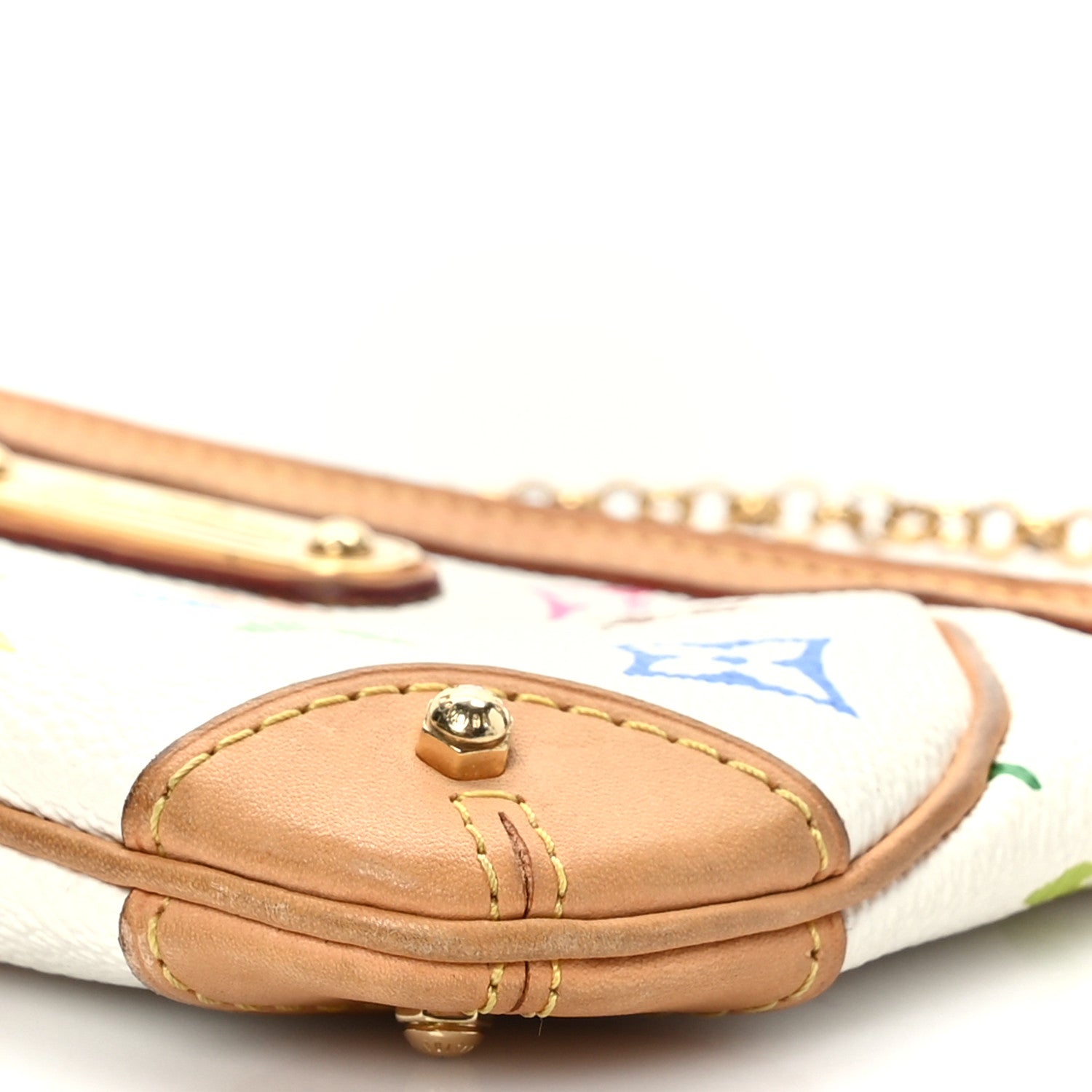 Louis Vuitton Monogram Multicolor Pochette Milla MM White 8 of 8