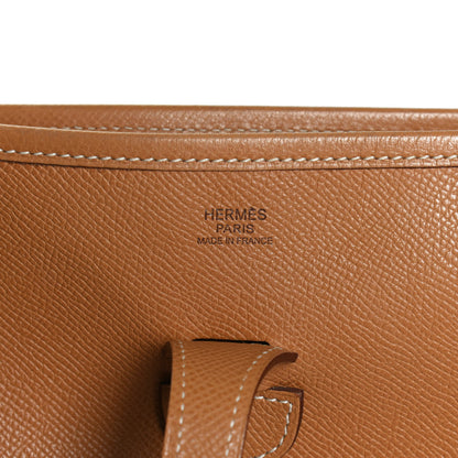 Hermes Epsom Evelyne II PM Tabac Camel 5 of 11
