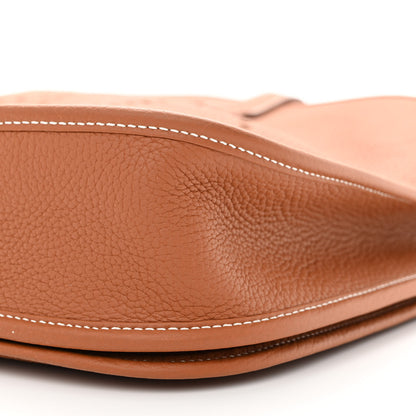 Hermes Taurillon Clemence Evelyne III PM Gold 10 of 10