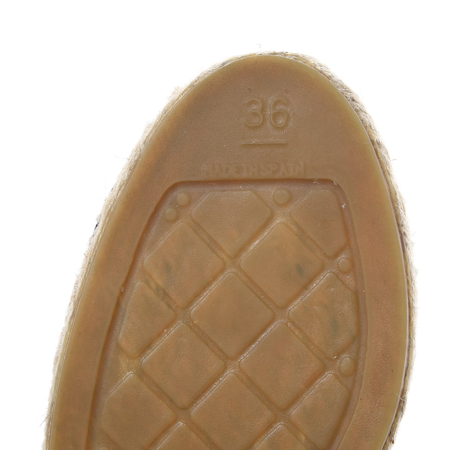 Lambskin CC Espadrilles 36 Black