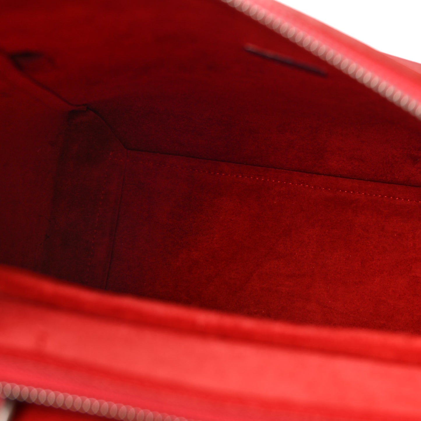 Baby Grained Calfskin Micro Belt Bag Coquelicot