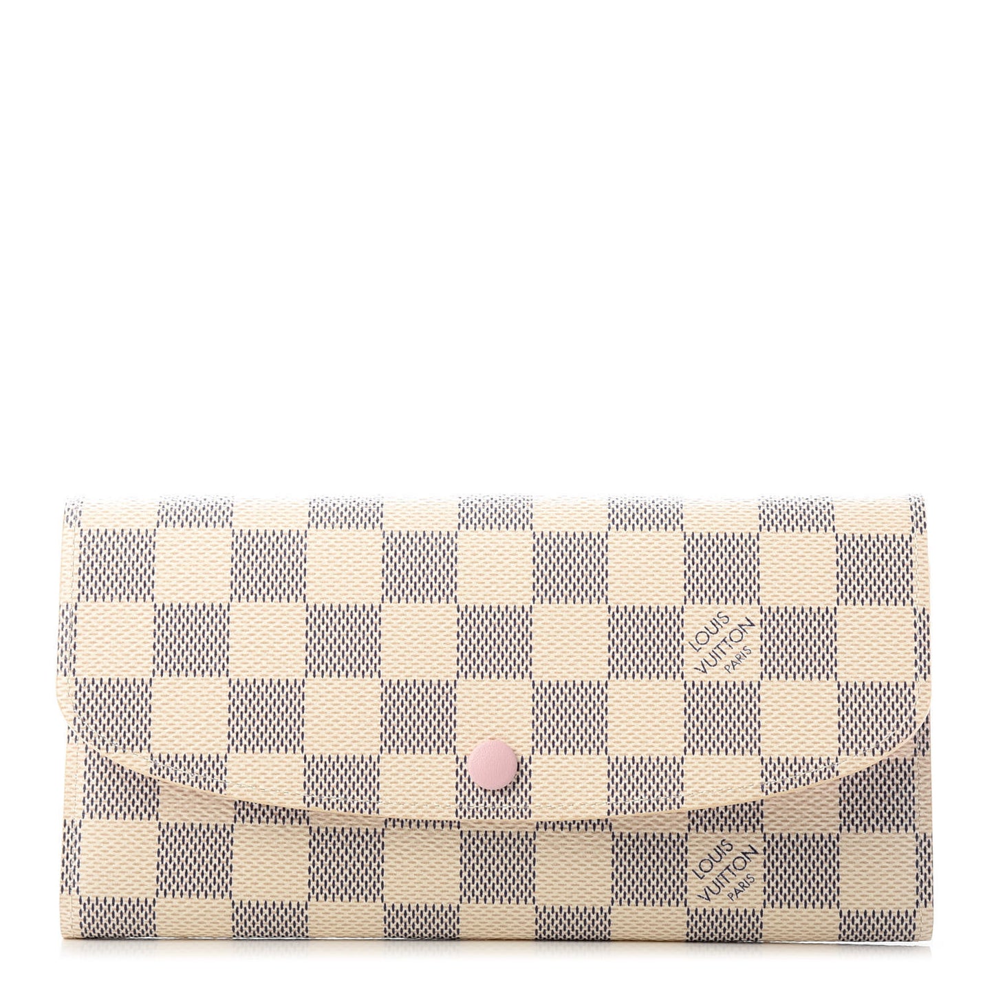 Damier Azur Emilie Wallet Rose Ballerine