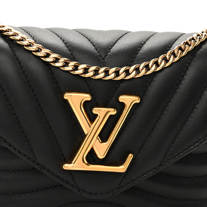 Louis Vuitton Calfskin New Wave Multi Pochette Black 7 of 10