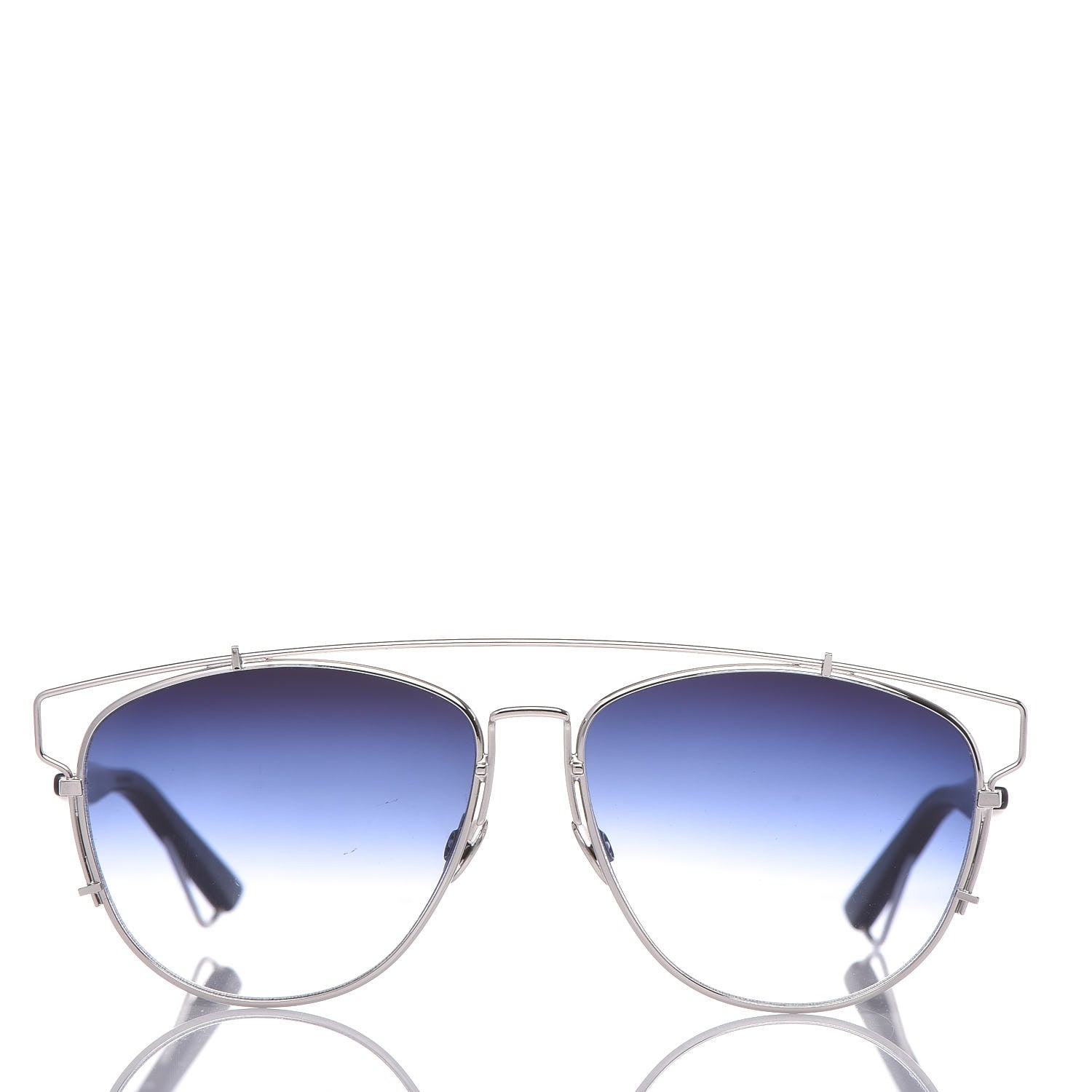Christian Dior Technologic Sunglasses Silver Blue 2 of 8