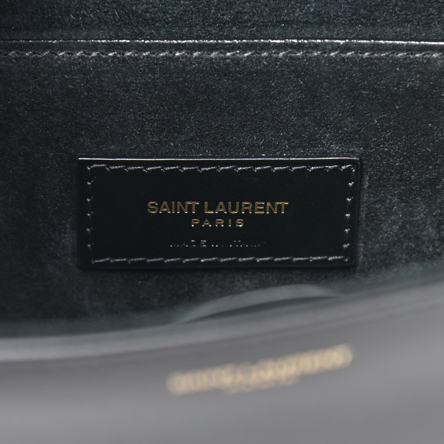 Saint Laurent Smooth Calfskin Shoulder Bag Black 6 of 9