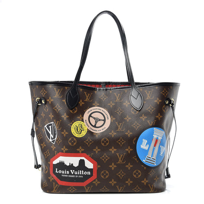 Louis Vuitton Monogram World Tour Neverfull MM 3 of 24