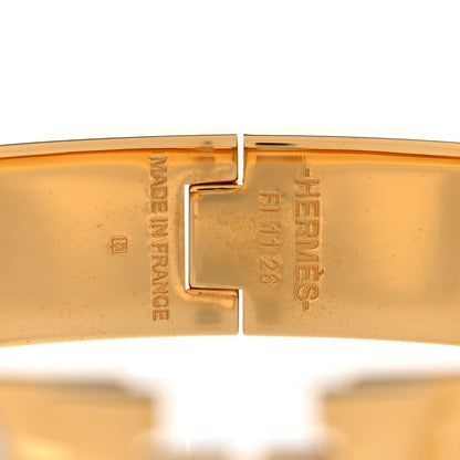 Hermes Enamel Narrow Clic Clac H Bracelet PM White 4 of 4