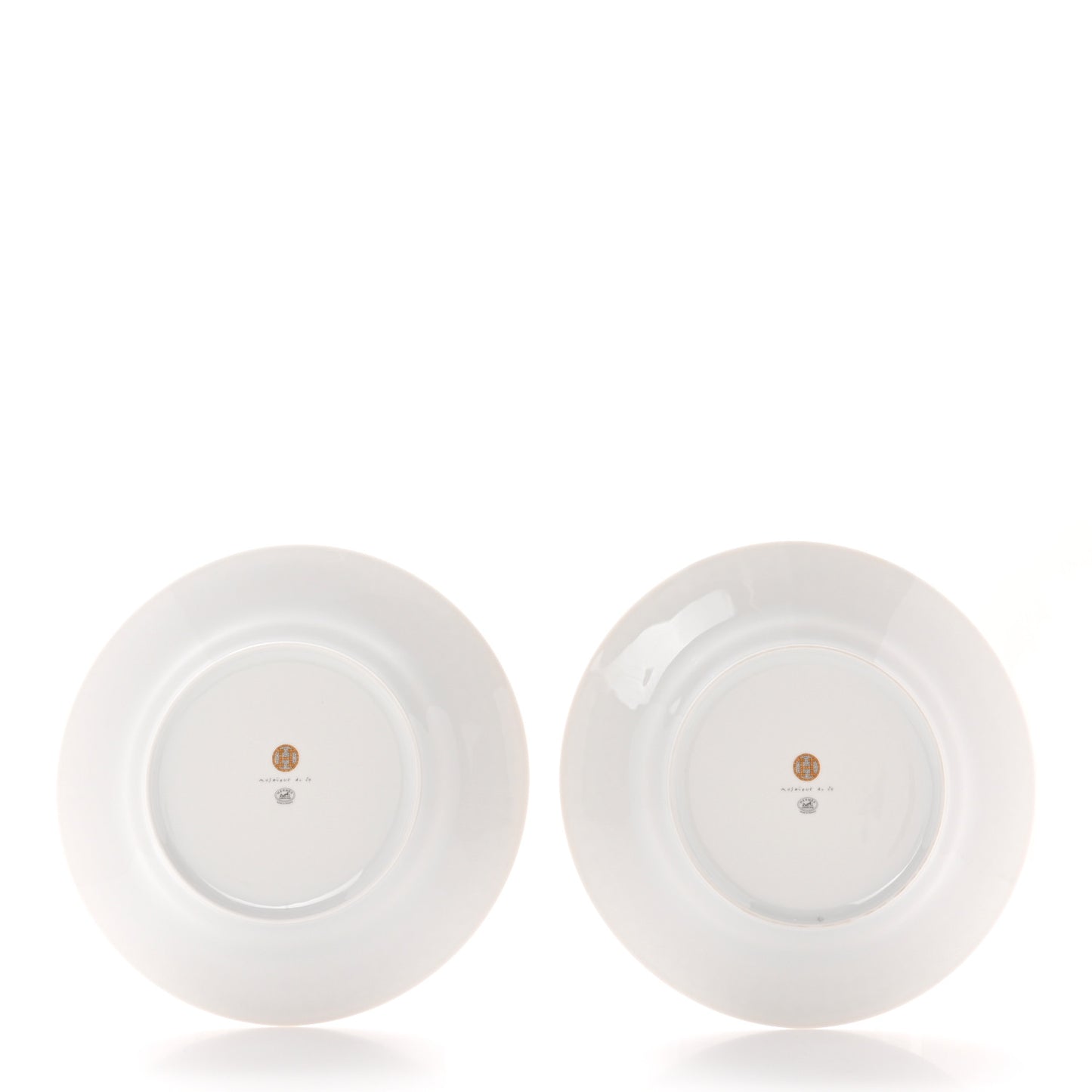 Porcelain Mosaique Au 24 Gold Dinner Plate Set of 2