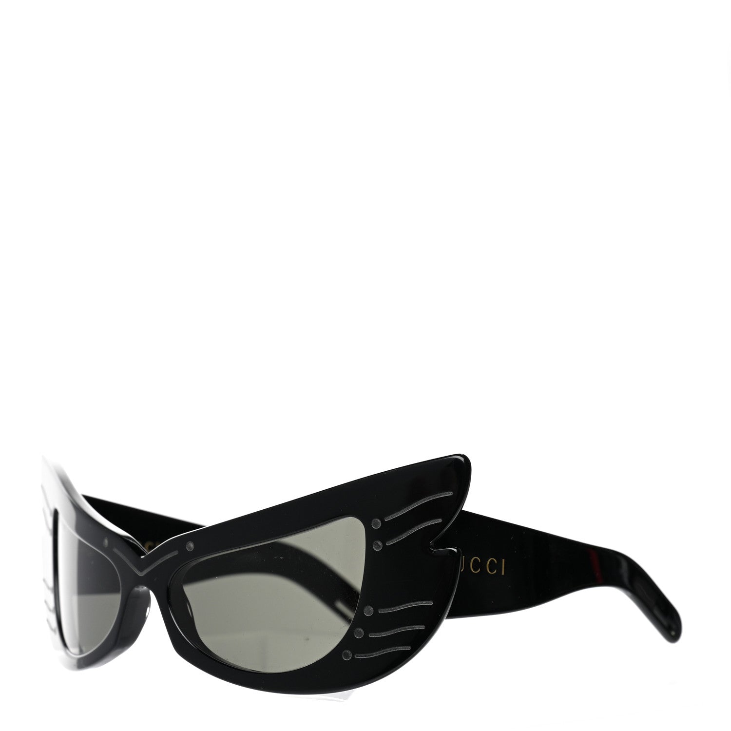 Gucci Acetate Cat Eye Hollywood Forever Sunglasses GG0710S Black 1 of 6