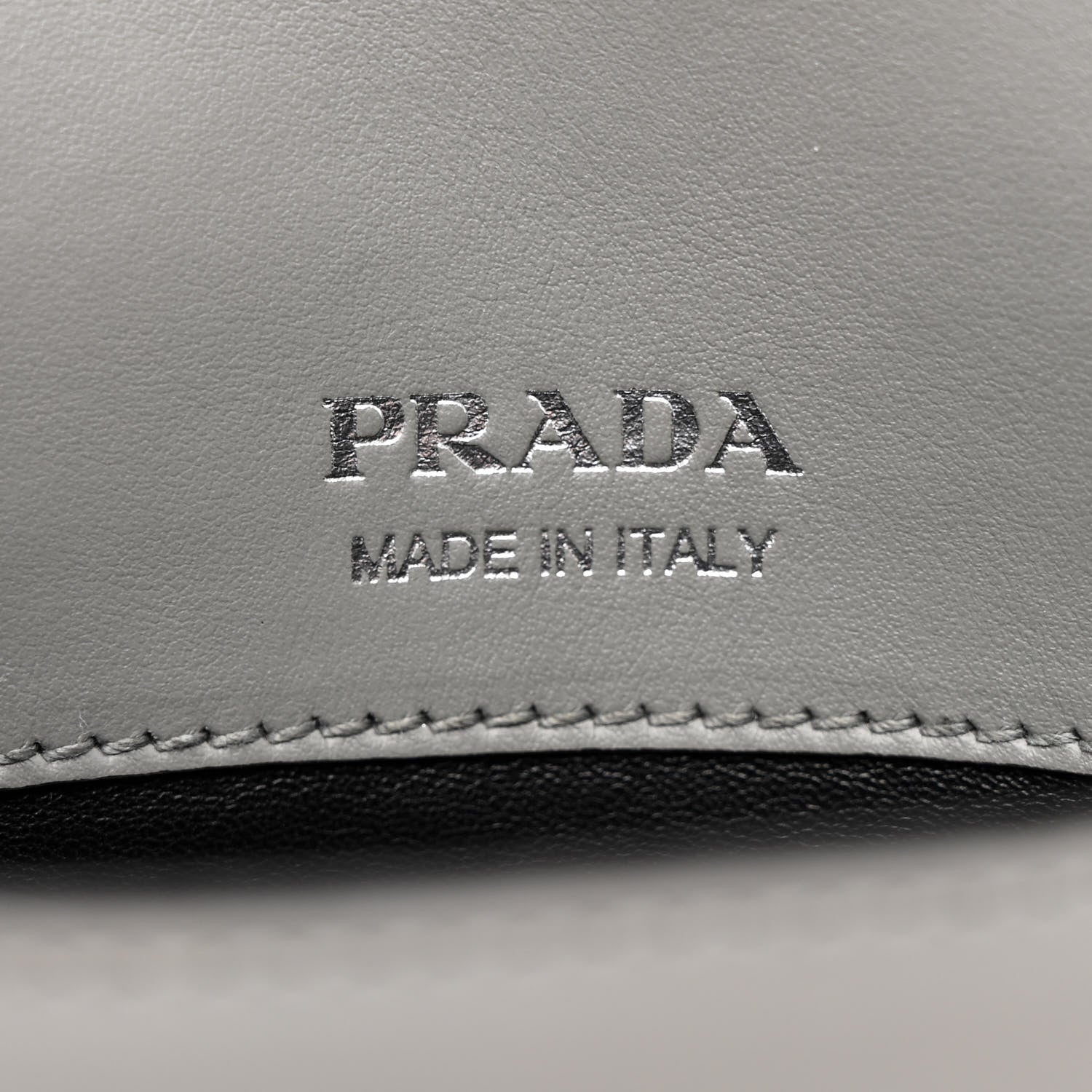 Prada Saffiano Cuir Identity Shoulder Bag Ardesia 6 of 13