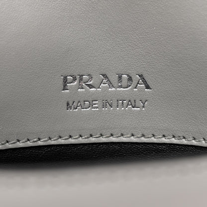 Prada Saffiano Cuir Identity Shoulder Bag Ardesia 6 of 13