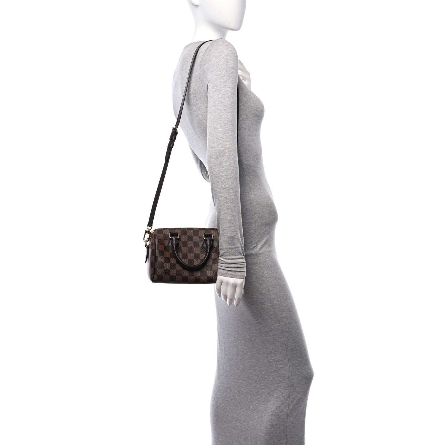 Louis Vuitton Damier Ebene Speedy Bandouliere 20 2 of 9