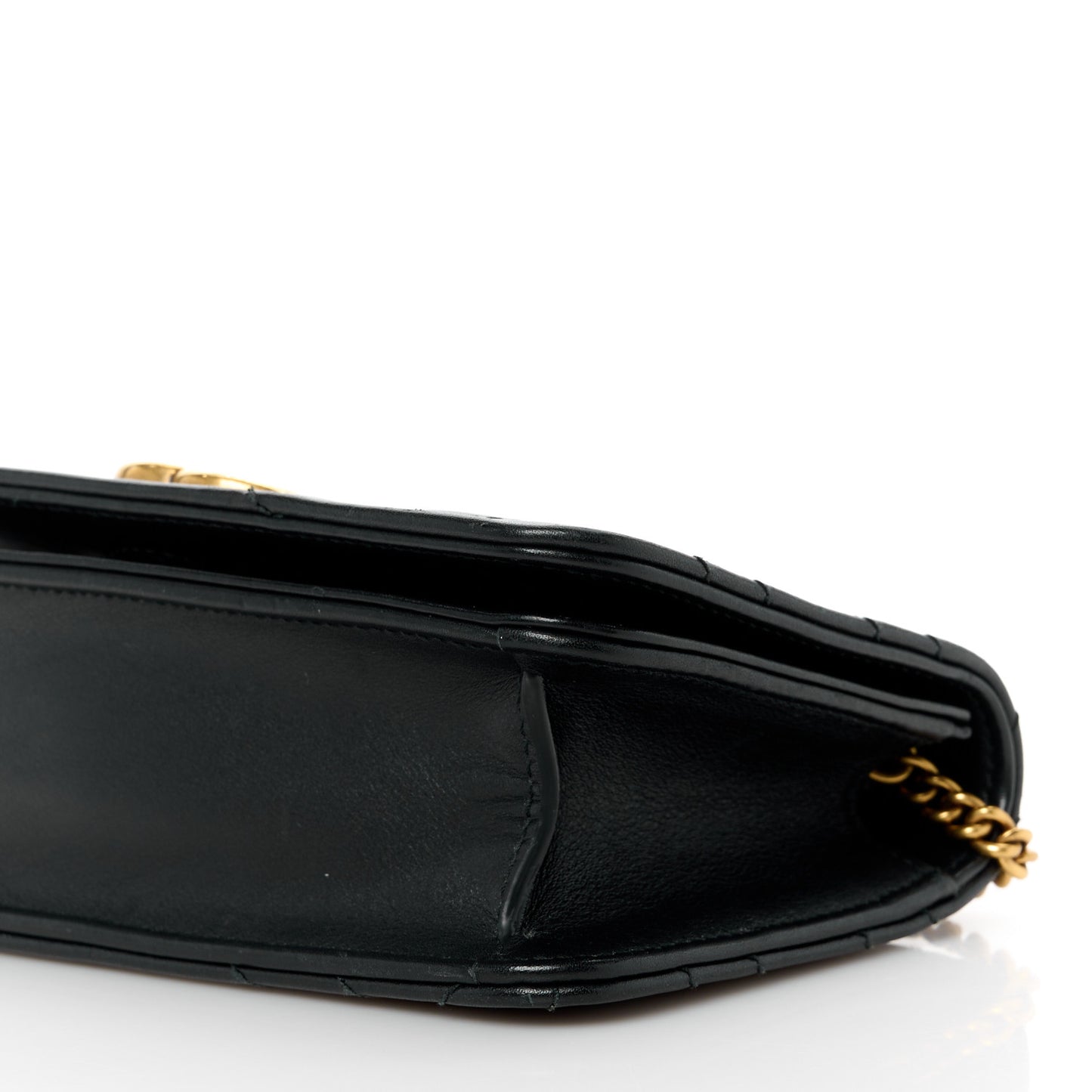 Calfskin Matelasse GG Marmont Mini Bag Black