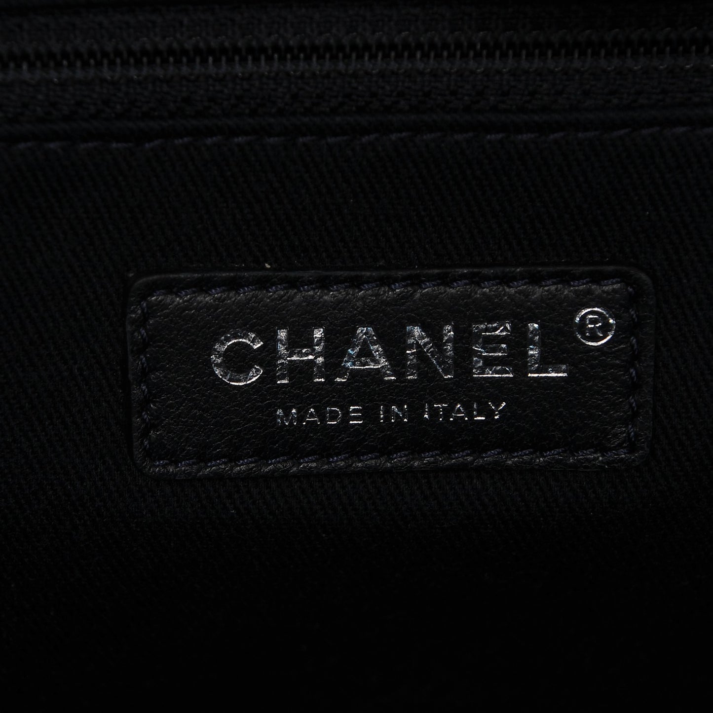Canvas Large Deauville Tote Dark Blue