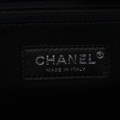 Chanel Canvas Large Deauville Tote Dark Blue 7 of 8