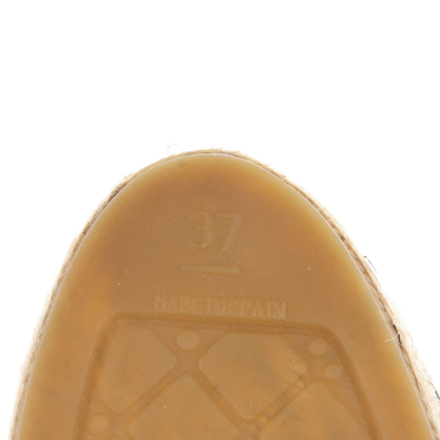 Lambskin CC Espadrilles 37 Black