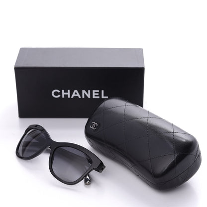 Chanel Polarized CC Cat Eye Sunglasses 5330 Black 9 of 9