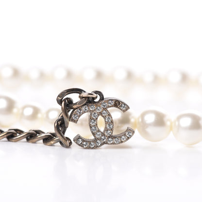 Chanel Pearl Crystal Beaded CC Bow Belt 5 of 5
