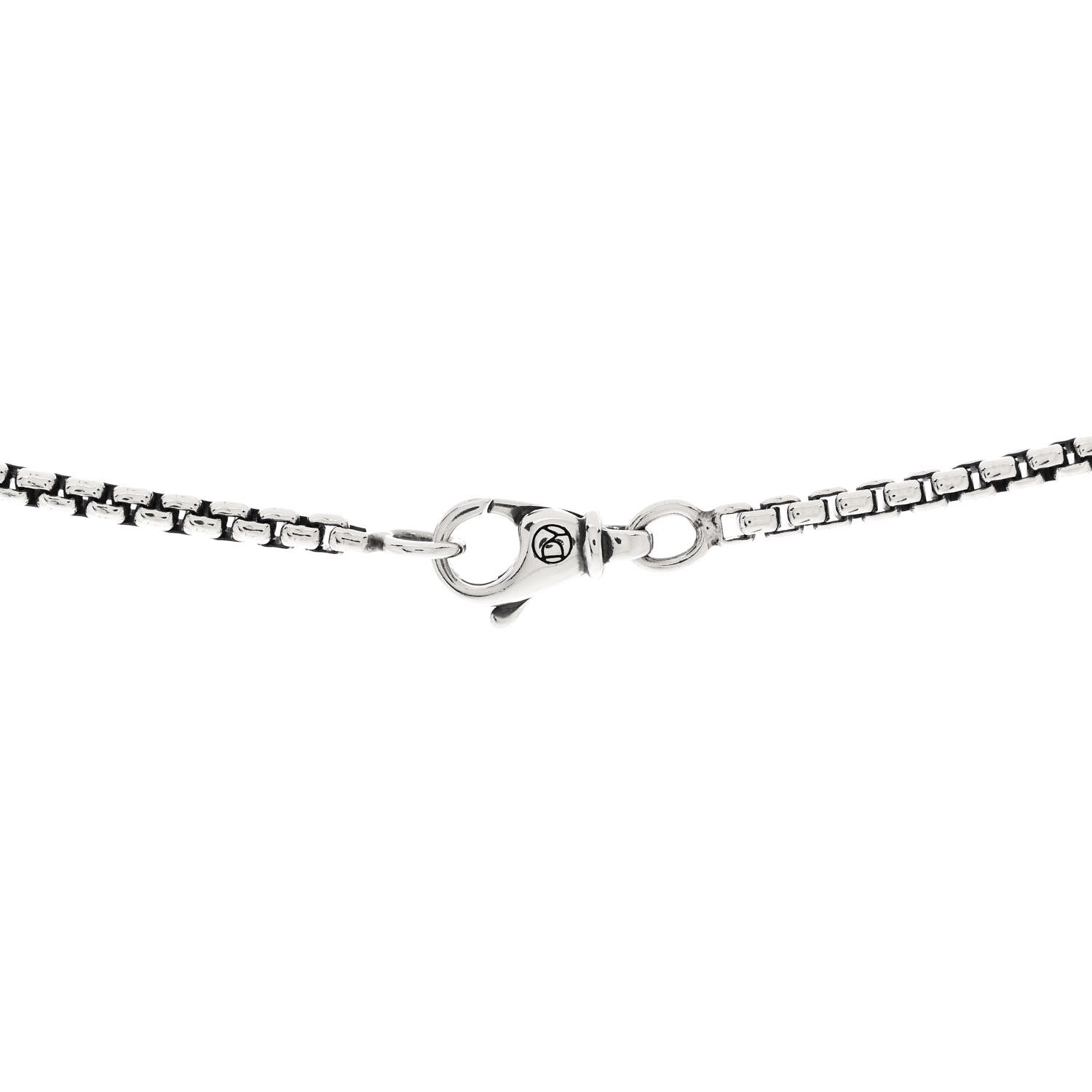 David Yurman Sterling Silver 2.7mm Small Box Chain Necklace 18" 5 of 5