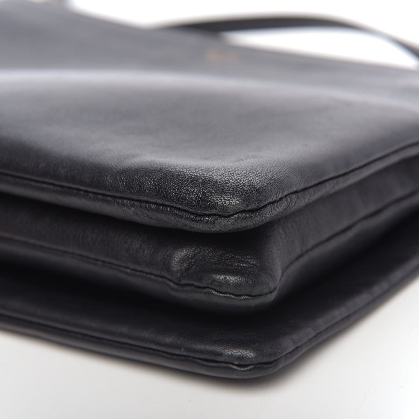 Lambskin Small Trio Crossbody Bag Black