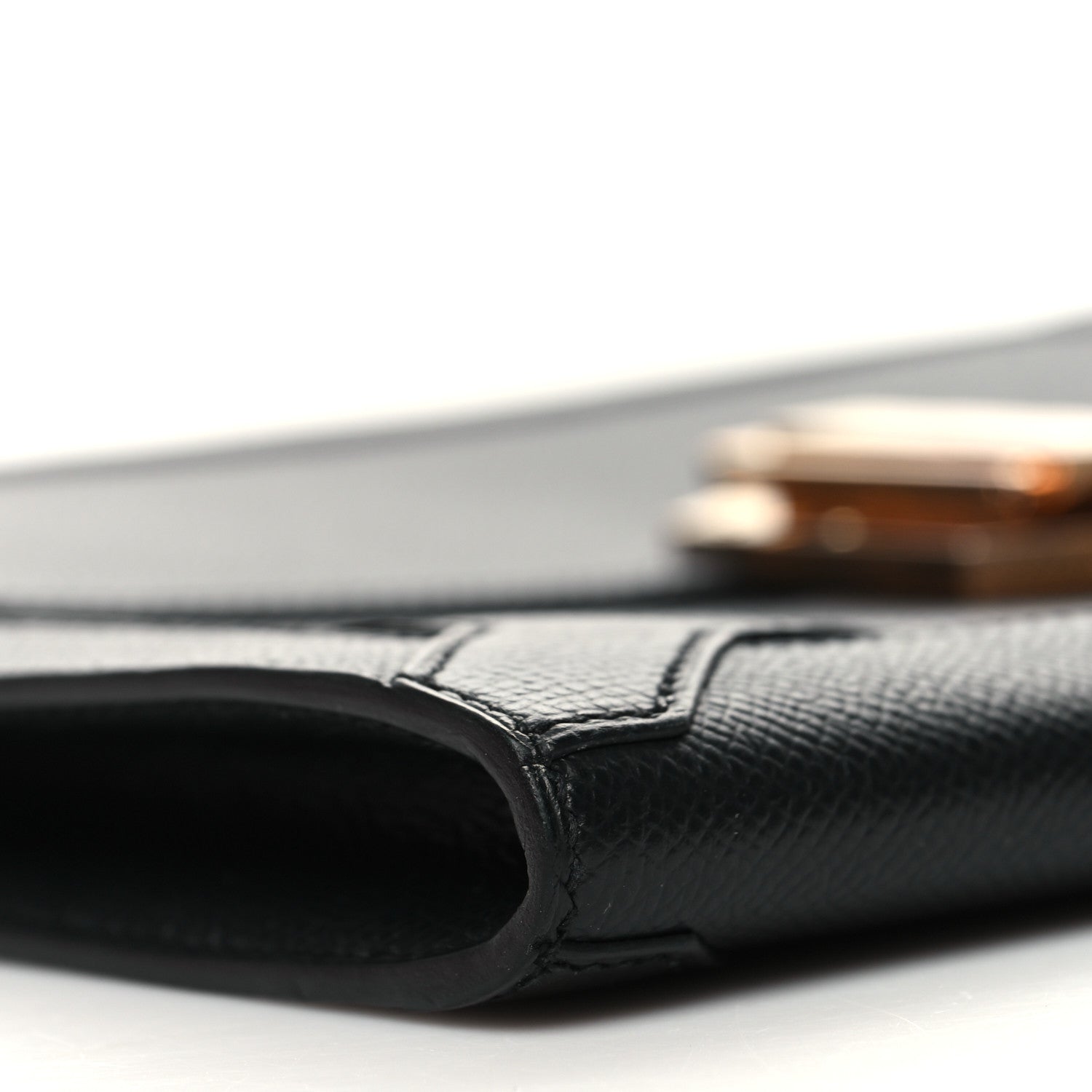 Hermes Epsom Fleche D Or Clutch Black 9 of 12