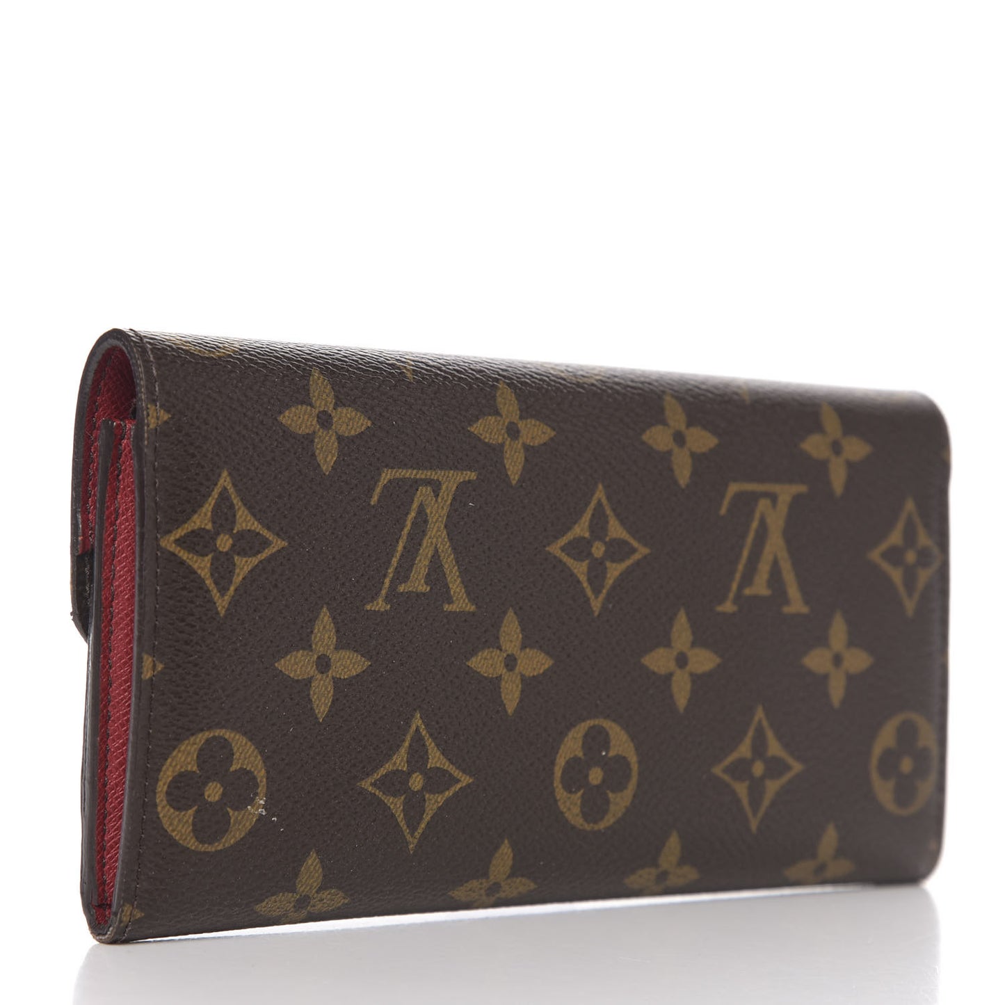 Monogram Emilie Wallet Red