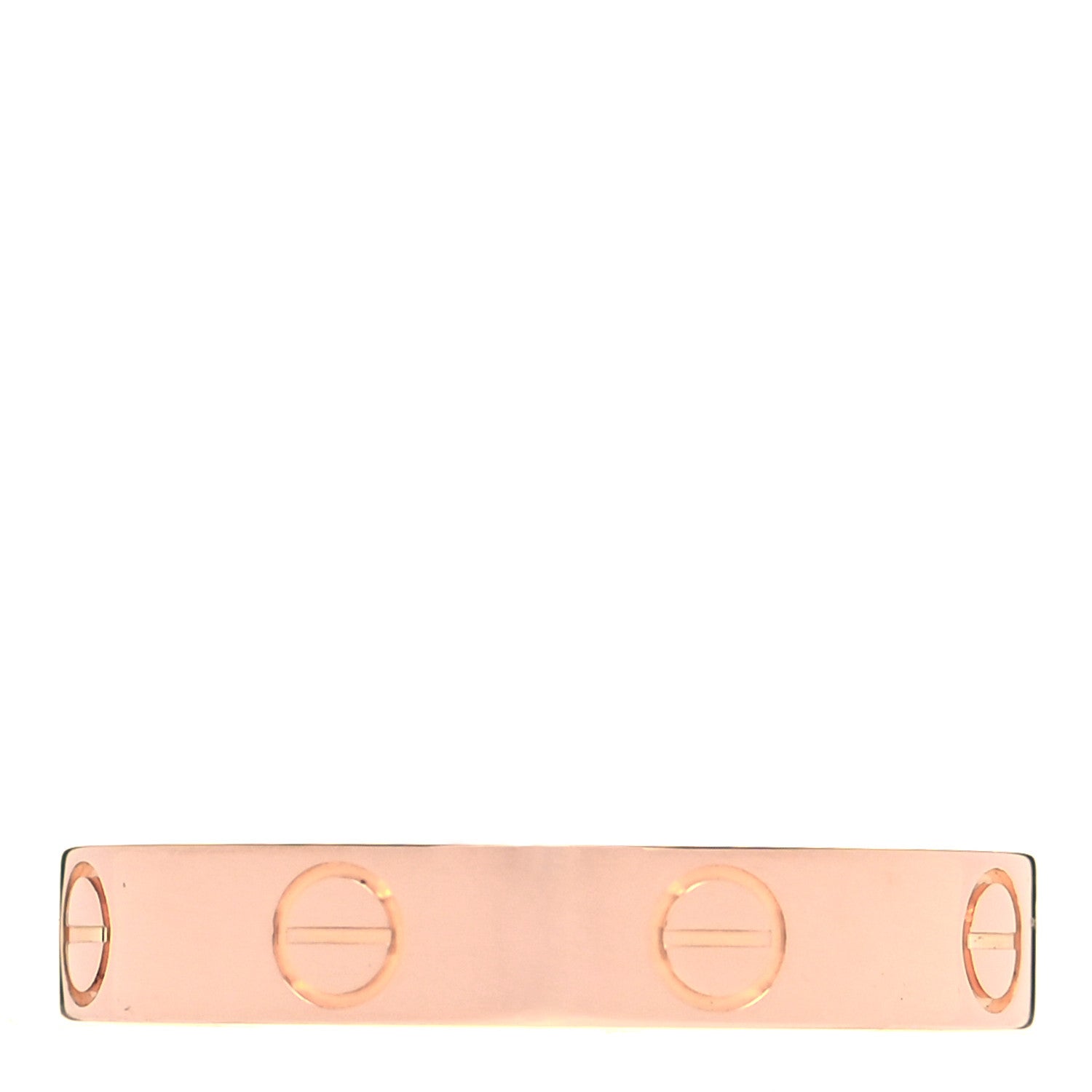 Cartier 18K Pink Gold 3.5mm LOVE Wedding Band Ring 54 6.75 3 of 5