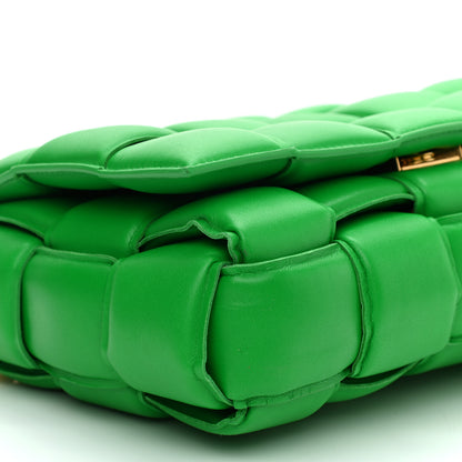 Bottega Veneta Lambskin Maxi Intreccio Padded Chain Cassette Crossbody Bag Parakeet 7 of 8