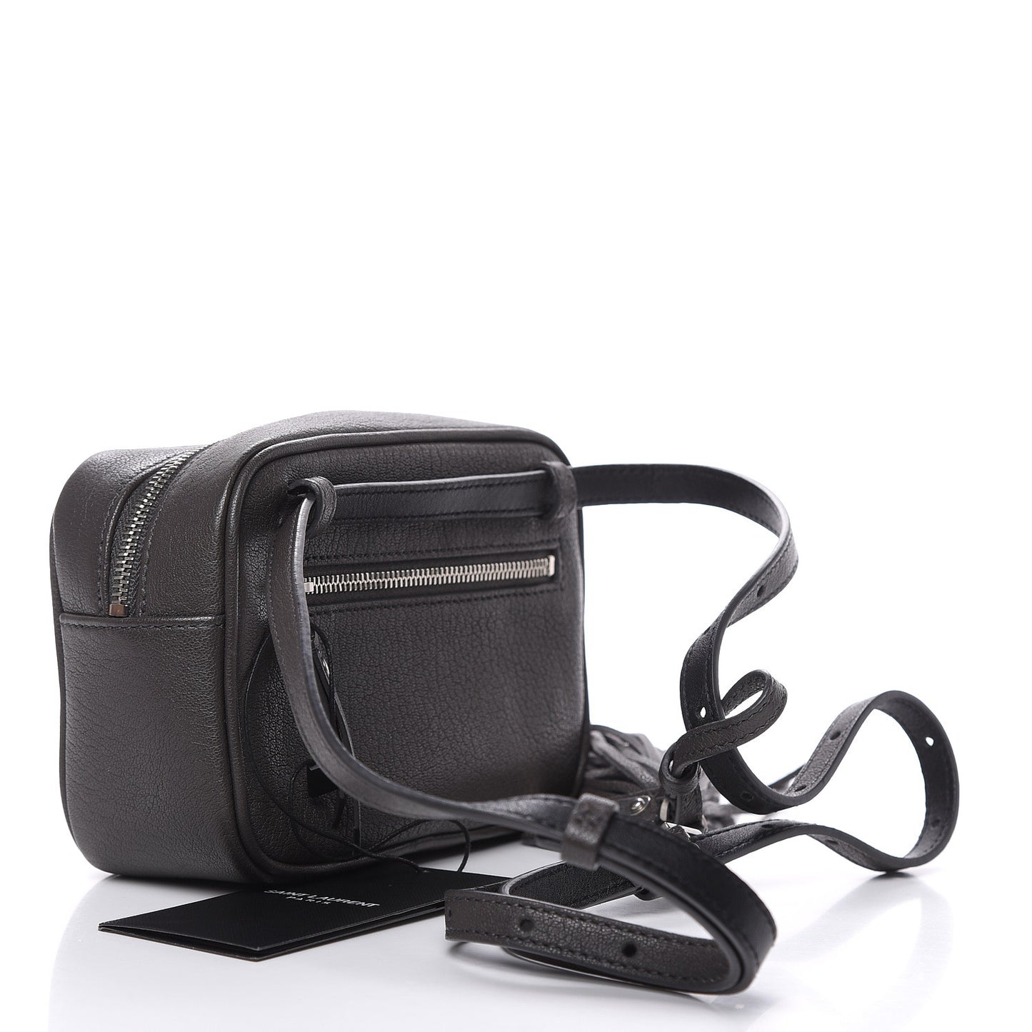 Lambskin Monogram Lou Belt Bag Asphalt