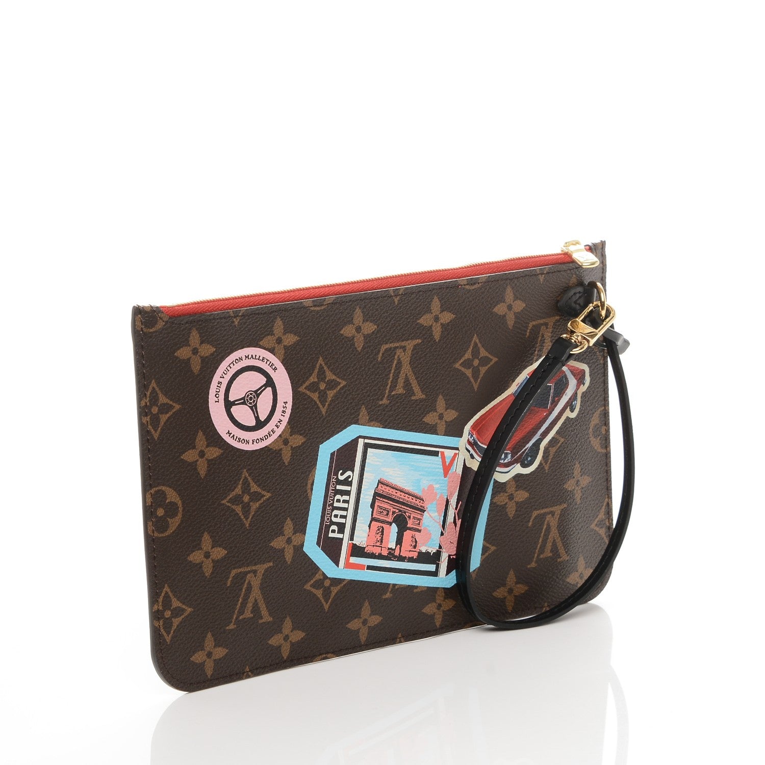 Louis Vuitton Monogram World Tour Neverfull MM GM Pochette 3 of 6
