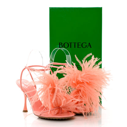 Bottega Veneta Lambskin Feather Dot Sandals 36 Flamingo 11 of 11