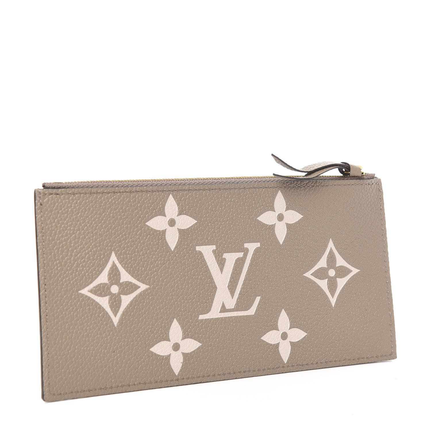 Louis Vuitton Empreinte Monogram Giant Pochette Felicie Zippered Insert Tourterelle Creme 3 of 6
